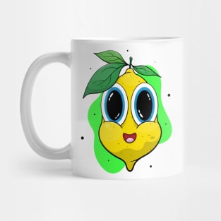 Happy kawaii lemon. Mug